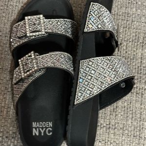 Madden NYC Electric rhinestone sandals - Size 9